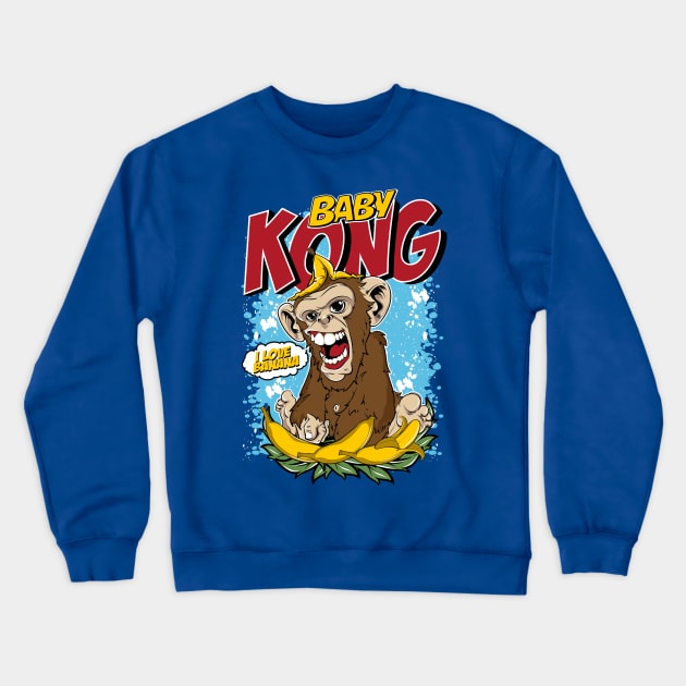 Baby K Jr Crewneck Sweatshirt by Dark Planet Tees